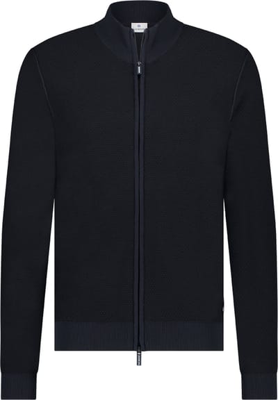 Blue Industry Vest Structuur Donkerblauw (navy) - Maat L - Heren