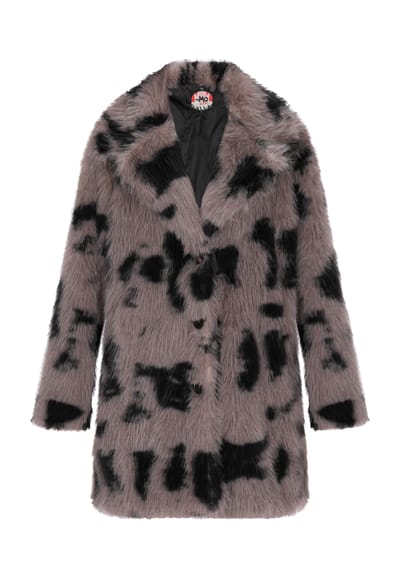 Mymo jas Dames grijs/zwart