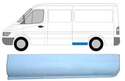 Reparatiepaneel achterspatbord voor Mercedes Sprinter 1995-2006 / Links