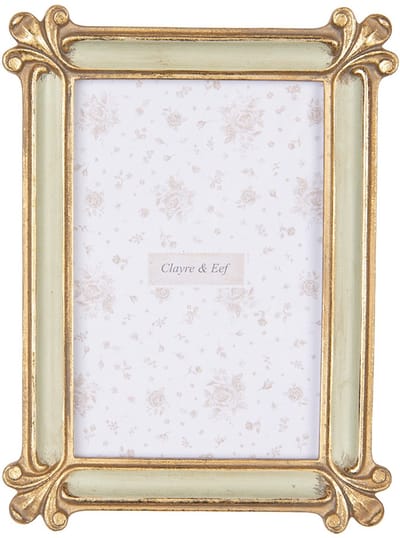 Clayre & Eef Fotolijst 10x15 cm Goudkleurig Kunststof