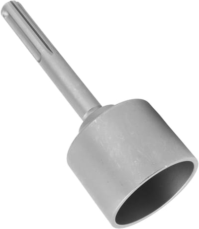 Dailygoods- Grondstangbits 2 Inch Gatdiepte - T-paal Driver - Hamerboor Bevestiging - Stalen Hekpaal Driver - Compatibel met Elektrische Boorhamers - Hoogwaardige Kwaliteit - Paaldriver
