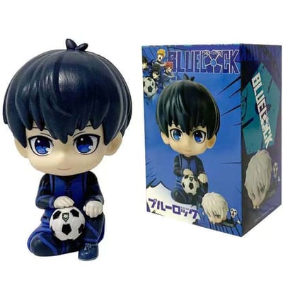 BLUE LOCK Actiefiguren Isagi Yoichi Bachira Meguru Anime Figuur Q Versie Figuur PVC Verzamelmodel Kinderpop Speelgoed Cadeaus