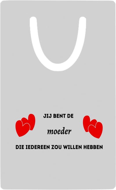 Hacebo® - jij bent de moeder die iedereen zou willen hebben metalen boekenlegger - Moeder - geweldige mama - liefste moeder - verjaardag - cadeau - kado - bedankje - geschenk Bladwijzer boekenleggers - 7.6 cm x 5cm