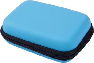Opberg hoesje - Hard Case - Etui - Organizer - Sleutels - Oordopjes - Laadkabels - USB - Geld - Opbergen - Blauw