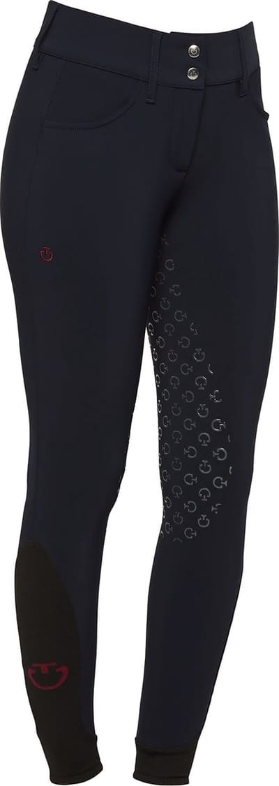 Cavalleria Toscana Dames American Full Grip Classic Hoge Taille Rijbroek L Navy