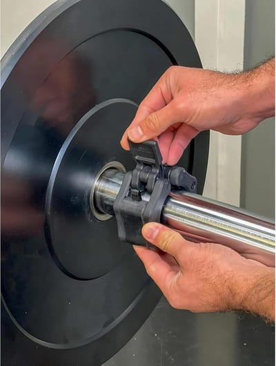 2 Stuks 1 Inch Halterkraag Klemmen - Snel Loskoppelbare Vergrendelclips voor 25mm Standaard Halterstang - Antislip Klemmen voor Gewichtheffen Fitness en Gymtraining