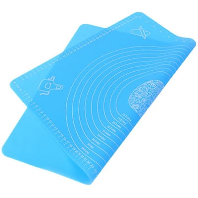 Siliconen Bakmat Deegrolmat Antislip Deegmat Bakplaat Liner Keuken Bakgereedschap blauw