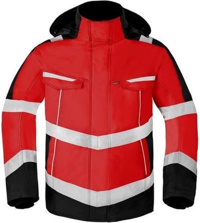 Havep Parka High Visibility 50217 - Fluo Rood/Charcoal - L