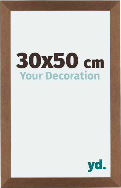 Your Decoration - Fotolijst 30x50 cm - MDF - Koper Decor - Mura