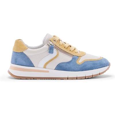 Dames sneakers met rits en veters Pédiconfort