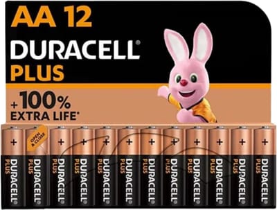 Duracell batterijen AA - alkaline batterijen - 1,5V, LR6 - 12 stuks