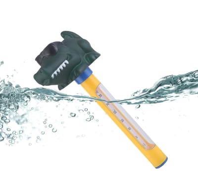 Zwembad Water Temperatuurmeter - Water Testen Meetinstrument - Zwembad Temperatuur Meten - Speels Cartoon Ontwerp - 22 Centimeter - Krokodil