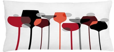 ABAKUHAUS Kussenhoes 90x40 cm – Tweezijdig bedrukt, met rits, wasbaar