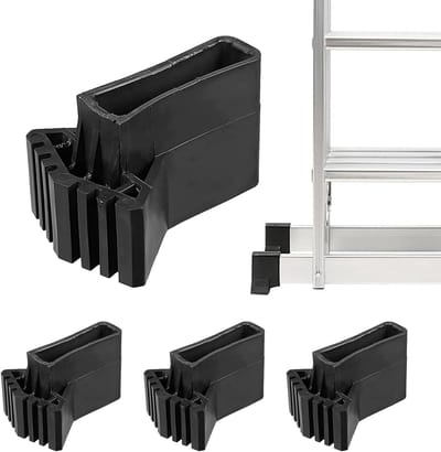 Set van 4 Antislip Ladder Voeten - Beschermhoezen voor Ladder Voeten, Duurzame Ladderdoppen en Herringbone Ladder Accessoires