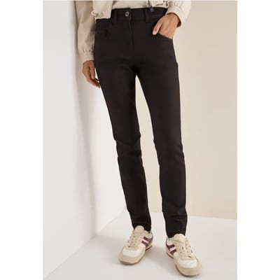 Broek in lederlook