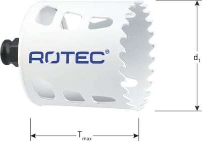 Rotec HM-gatzaag Tmax=60, ø35