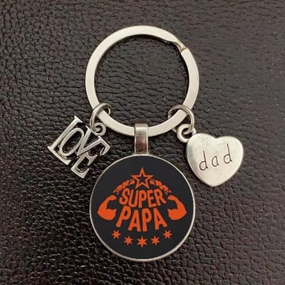 Sleutelhanger | super papa | kado voor vader