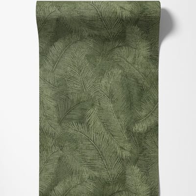 Dutch Wallcoverings - Arcadia- Happy Leaf groen - A70203