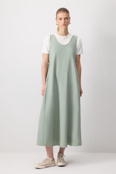 Touché Privé - Oversize crêpe overgooier - Mint - Dames