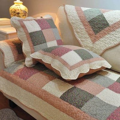 Sofaovertrek in Europese stijl Sofakussen Plaid Bankovertrek Vier Seizoenen Universeel Sofahanddoek Katoen Antislip Kussen 90x90cm 1pcs