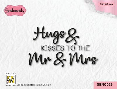 Nellie Snellen Clear Stamp Hugs & Kisses