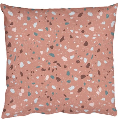 Sierkussens - Kussentjes Woonkamer - 50x50 cm - Terrazzo - Patroon - Kleurrijk - Roze - Blauw