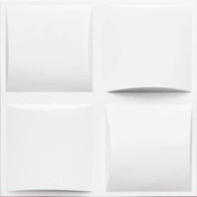 Decoratieve Platen - Muur & Plafond - Interieur Vernieuwen - Warmte-isolerend 3D-effect - 10 m² Verpakking - Wit