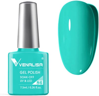 Venalisa UV Gellak Turquoise - 7.5 ml - Turquoise Gellak - Gellac Turquoise - Gellak Kleuren - Venalisa Gellak - Gellak Nagellak