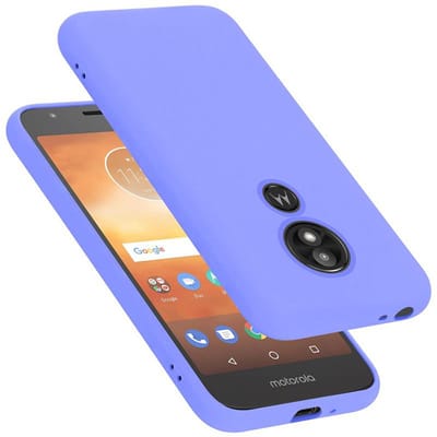 Cadorabo Hoesje geschikt voor Motorola MOTO E5 PLAY GO in LIQUID LICHT PAARS - Beschermhoes gemaakt van flexibel TPU silicone Case Cover