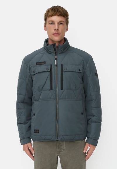 camel active Blouson met waterafstotende functie - Maat menswear-50 - Inktblauw