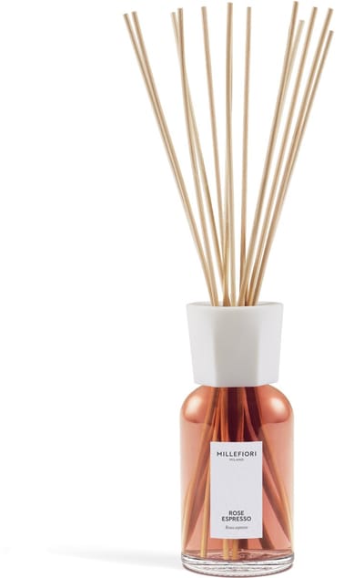Millefiori Milano - Geurstokjes 500 ml - Rose Espresso - 9 tot 12 maanden