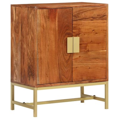 vidaXL - Dressoir - 60x35x75 - cm - massief - acaciahout