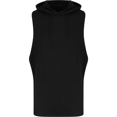 Just Cool Urban Sleeveless Muscle Hoodie JC053 - Jet black - XL
