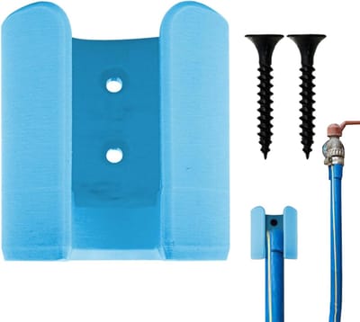 Water Haspel Houder - Slang Ophangsysteem - Tuin Organiseren - Weerbestendig Ontwerp - 13.5 x 11 x 6 cm - Zwart