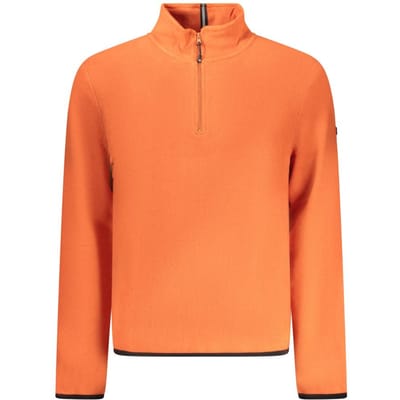 Noorwegen 1963 Arancione Polyester Heren Sweatshirt
