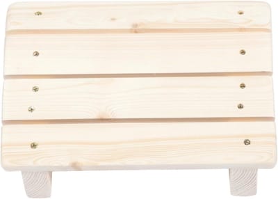 Houten Voetenbank - Voetensteun Bureau - Comfortabel Zitten - Stabiele Steunstructuur - 295 x 295 x 295 cm - Niet gespecificeerd