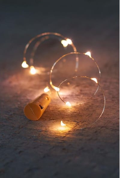 Lampen - Flessendop 10led Warm Wit Inclusief Knoopcelbatterij 3x Lr44