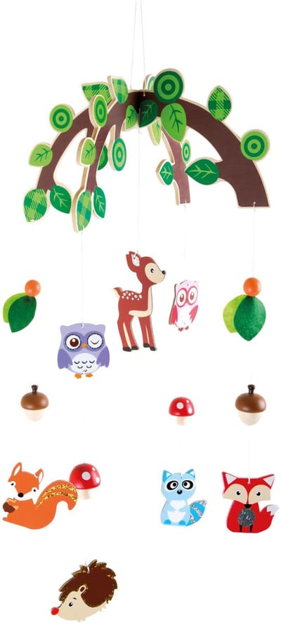 Small Foot - Houten Baby Mobiel Bosdieren