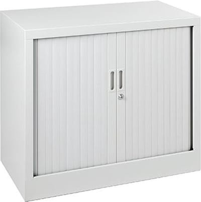 Stalen roldeurkast 69x80x43cm framekleur Zwart (RAL9005)