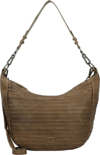 FREDsBRUDER Leren Schoudertas Flowow Shoulderbag Olive Olijfgroen