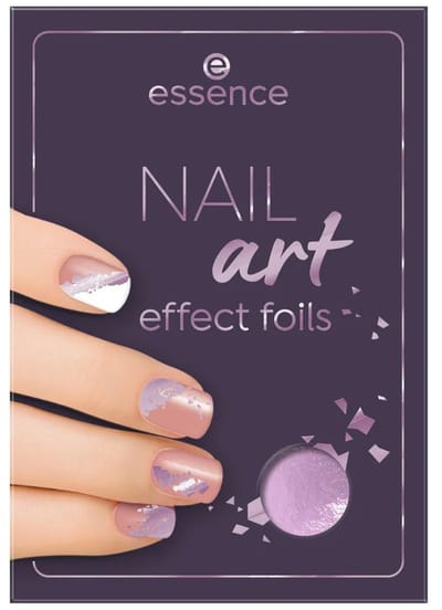 Nail art effect foils - nagelfolies met effect - nagelfolie roze metallic - flakes alluminium pink