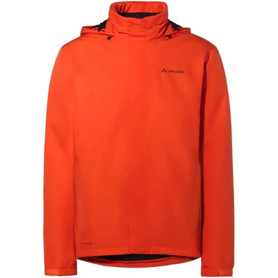 VAUDE Men's Escape Bike Warm Jacket, Jas, Regenjas, fietskleding, met kap, Hardshell Jas, Regenjas, waterdicht, Heren, Fietsjack
