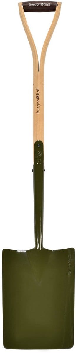 Burgon & Ball BoronGreen Schep vierkant - 80% gerecycled staal - 109 cm - 25 jaar garantie
