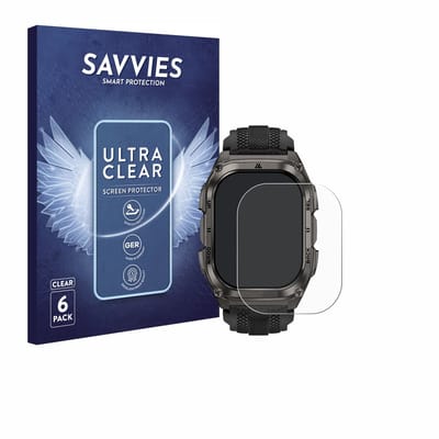 Savvies - Screenprotector voor Kospet Tank M4 - Folie Beschermfolie transparant 6 Stuks