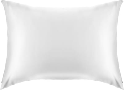 Famanu - Zijden kussensloop – 100% natuurlijke moerbeizijde – voor haar en huid – 19 mm zijde aan beide zijden – 1 eenheid – wit – 50x70 cm