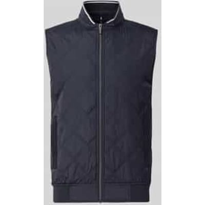 regular fit bodywarmer met gewatteerde look
