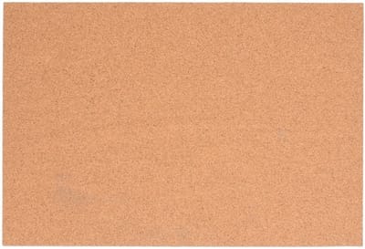 3x stuks platte Kurkplaat/kurkbord - 20 x 30 cm - Memobord - Hobby/knutsel materialen