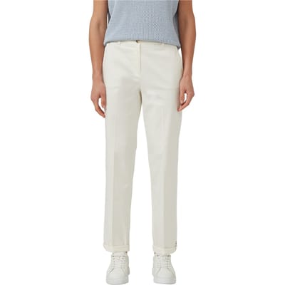 s.Oliver  Pants Offwhite Maat: W40 | Pantalons Outlet | Dames | Wit