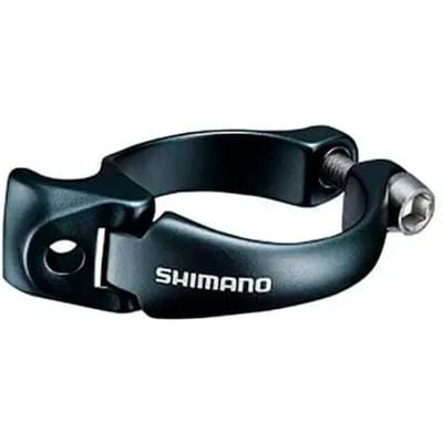 Shimano Dura-Ace SM-AD91-L Voorderailleuradapter 34,9 mm – Aluminium – Zwart