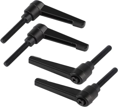 Verstelbare Klemhendels - Handgrepen - Machinebevestiging - Koolstofstaal - M6-32mm - Zwart